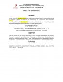 Laboratorio quimica.Los electrodos son superficies en