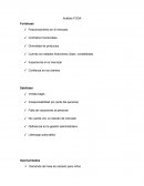 Análisis FODA. Fortalezas. Debilidad