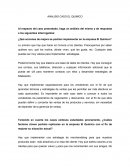 Analisis caso El Quimico