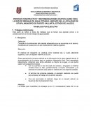 PROCESO CONSTRUCTIVO Y RECOMENDACIONES PARTICULARES PARA LA RED DE DRENAJE DE AGUA POTABLE, UBICADO EN LA LOCALIDAD DE IXTAPA, MUNICIPIO DE PUERTO VALLARTA, ESTADO DE JALISCO.