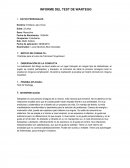 INFORME DEL TEST DE WARTEGG