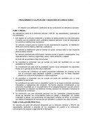 Procedimiento de calificación y selección de conductores.