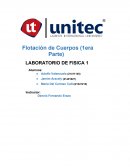 LABORATORIO DE FISICA Flotación de Cuerpos.