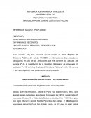 Formato de acusación de fiscal