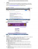 MANUAL BASICO PARA EL REGISTRO PLURINACIONAL DE ARTISTAS