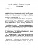 MANEJO DE LOS PROCESOS A TRAVÉS DE LAS TEORÍAS DE RESTRICCIONES