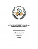 ¿Influye el tipo de familia en la educación de sus hijos?