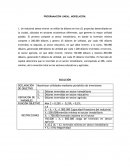 PROGRAMACIÓN LINEAL. MODELACIÓN.