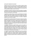 ¿Sería positiva la legalización de las drogas?