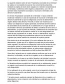 Relatoria sobre la expectativa razonable de la intimidad