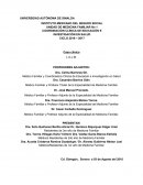 INVESTIGACIÓN EN SALUD. caso clinico