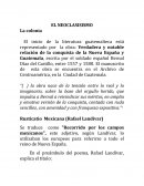 EL NEOCLASISISMO La colonia