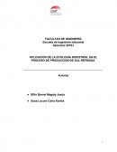 APLICACIÓN DE LA ECOLOGÍA INDUSTRIAL EN EL PROCESO DE PRODUCCION DE SAL REFINADA