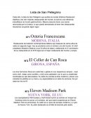 Lista de san pellegrino