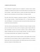 PRESENTACIÓN DE DATOS