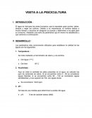 VISITA A LA PISCICULTURA