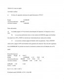 TEMA III. Costo de capital. Actividad a realizar