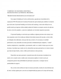 “PROMOVIENDO PROFESIONALES INTEGRALES”.. Página 1
