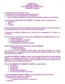 Actividad orientadora Ambiente laboral. Los principales problemas del hombre en el trabajo