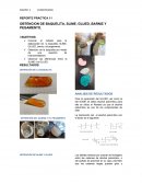 OBTENCION DE BAQUELITA, SLIME, GLUED, BARNIZ Y PEGAMENTO