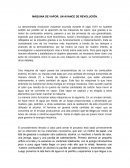 MÁQUINA DE VAPOR: UN AVANCE DE REVOLUCIÓN.