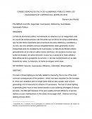 CONSECUENCIAS DE FALTA DE ALUMBRADO PÚBLICO PARA LOS CIUDADANOS DE CUERNAVACA, MORELOS 2016.
