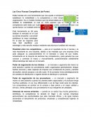 Las Cinco Fuerzas Competitivas (de Porter).