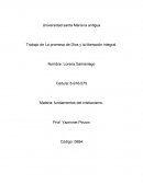 Trabajo de La promesa de Dios y la liberación integral.