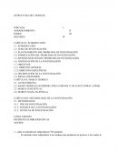 ESTRUCTURA DEL TRABAJO.
