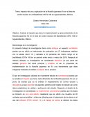 Ejemplo de redaccion metodologia analisis resultados.