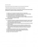 Operaciones de cierre de comedor.