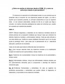 Como se analizan los sintomas desde el dsm