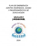 PLAN DE EMERGENCIA CONTRA INCENDIOS, SISMO Y PROCEDIMIENTOS DE EVACUACIÓN