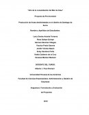 Producción de frutas deshidratadas en el distrito de Santiago de Surco