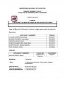 LONCHERAS Y ALIMENTACIÓN NUTRITIVA EN PRE-ESCOLARES