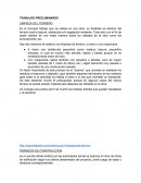 TRABAJOS PREELIMINARES LIMPIEZA DEL TERRENO