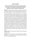 Nivel de conocimiento sobre los factores de riesgo de cáncer cervicouterino en las alumnas de odontología de la FESI