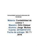 Materia: Contabilidad de costos 1