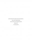 Reconocimiento de los equipos de protección respiratorios.