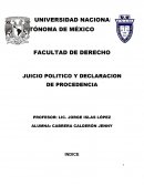 ¿Qué es el juicio político?