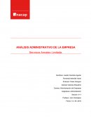 Análisis empresarial Servicios Armatec Limitada.