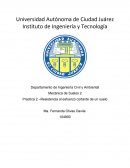 Practica 2 –Resistencia al esfuerzo cortante de un suelo