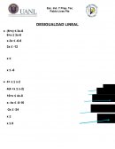 DESIGUALDAD LINEAL.