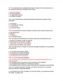 El multiplicador de la política fiscal indica el impacto de las variaciones en, si se mantiene constante la cantidad real de dinero