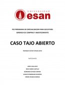 CASO TAJO ABIERTO Análisis del caso