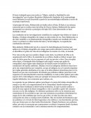 Ficha de lectura objeto, método y finalidad de esta investigación.