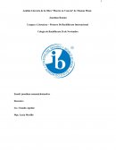 ANÁLISIS DEL LIBRO MUERTE EN VENECIA