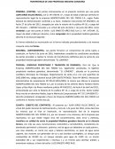 TRANFERENCIA DE UNA PROPIEDAD MEDIANA GANADERA