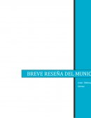 GENERALIDADES DEL MUNICIPIO