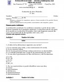 Evaluación de Artes Musicales